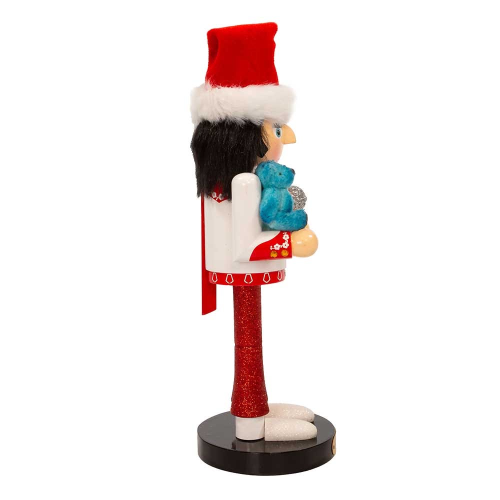 Kurt Adler 10-Inch Elvis Presley® With Teddy Bear Nutcracker